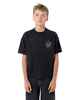 SANTA CRUZ BOYS BURNT OPUS OVERSIZE S/S TEE - OFF BLACK