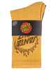 SANTA CRUZ BOYS BURNT OPUS CREW SOCK 2 PACK - TAN / BLACK
