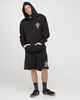 MAD HUEYS CAUGHT FK ALL SKULL HOODY - BLACK