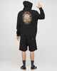 MAD HUEYS CAUGHT FK ALL SKULL HOODY - BLACK