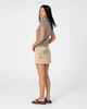 RUSTY LADIES ROXXY COFFEE MICRO MINI SKIRT - BROWN 