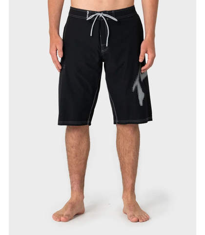 RUSTY MENS COMPETITION REVOLUTION 2.0 BOARDSHORT - BLACK