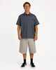 BILLABONG MENS SPEC MOGUL S/S DRESS SHIRT - NAVY