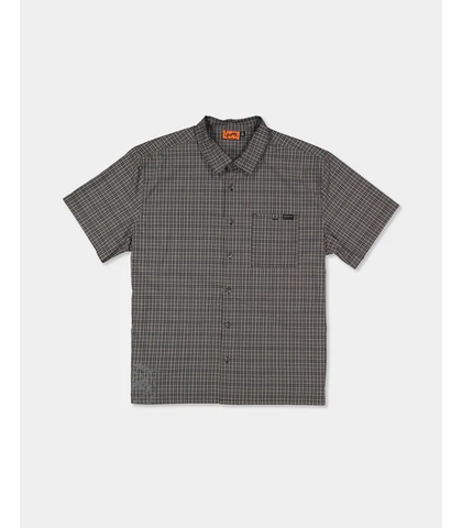 BILLABONG BOYS SPEC MOGUL S/S DRESS SHIRT - BLACK