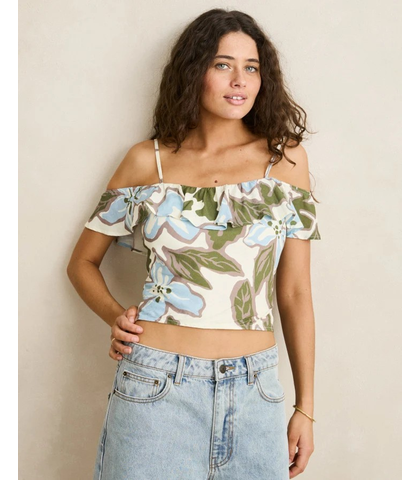 RHYTHM LADIES GIGI TOP - BLUE