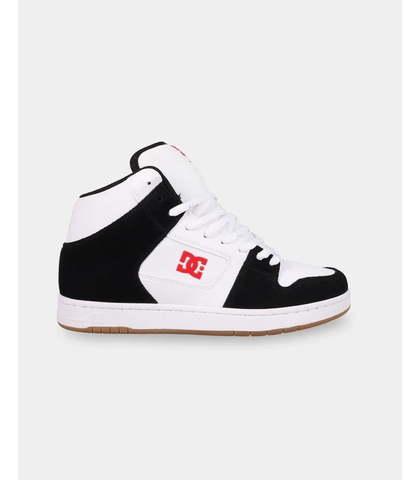 DC MANTECA 4 HI SHOE - BLACK / WHITE / RED