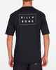 BILLABONG MENS DIE CUT S/S RASHSIRT - BLACK