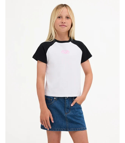 ROXY GIRLS BACKSLIDER DENIM SHIRT - BLUE