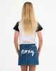 ROXY GIRLS BACKSLIDER DENIM SHIRT - BLUE