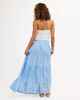 ROXY LADIES CACTUS FLOWERS MAXI SHIRT - CERULEAN