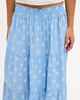 ROXY LADIES CACTUS FLOWERS MAXI SHIRT - CERULEAN