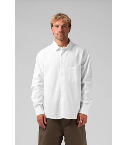 RPM MENS SMART SHIRT - WHITE