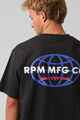 RPM MENS WORLD WIDE TEE - CHARCOAL