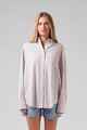 RPM LADIES OVERSIZE SHIRT - PINK STRIPE