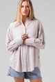 RPM LADIES OVERSIZE SHIRT - PINK STRIPE
