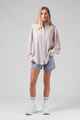RPM LADIES OVERSIZE SHIRT - PINK STRIPE