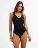 ROXY LADIES ROXY LOVE ONE PIECE V NECK SWIMSUIT - BLACK