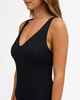 ROXY LADIES ROXY LOVE ONE PIECE V NECK SWIMSUIT - BLACK