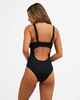 ROXY LADIES ROXY LOVE ONE PIECE V NECK SWIMSUIT - BLACK