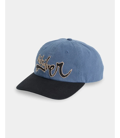 QUIKSILVER MENS IMPARED 6 PANEL CAP - DARK DEMIN
