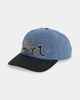 QUIKSILVER MENS IMPARED 6 PANEL CAP - DARK DEMIN