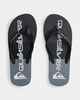QUIKSILVER MENS MONCATA JANDAL - GREY / GREY / BLACK
