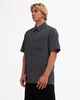 QUIKSILVER MENS CENTINELA WOVEN S/S DRESS SHIRT - IRON GATE