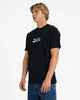 QUIKSILVER MENS IMPARED S/S TEE - BLACK