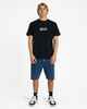 QUIKSILVER MENS IMPARED S/S TEE - BLACK