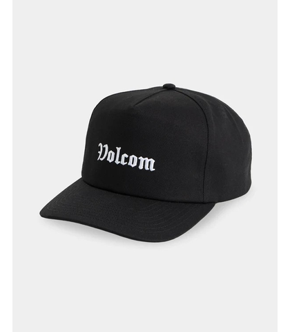 VOLCOM MENS CORE GNAR ADJUSTABLE CAP - BLACK
