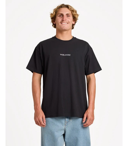 VOLCOM MENS VOLCOM STONE LSE FIT TEE - BLACK