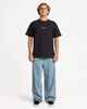 VOLCOM MENS VOLCOM STONE LSE FIT TEE - BLACK