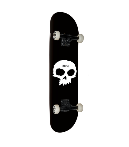 ZERO COMPLETE - SINGLE SKULL - BLACK / WHITE 8.0