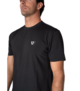 VISSLA MENS TWISTED ECO S/S RASHSHIRT - BLACK