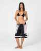 RUSTY LADIES FARRAH LONG BOARDSHORT - BLACK / PINK