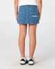 RUSTY GIRLS FLIP GIRL MINI DENIM SKIRT - MIDDY BLUE / BLUE