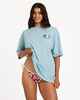 BILLABONG LADIES OCEAN 73 TEE - DUSK BLUE