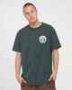 MAD HUEYS CHECKER HUEYS S/S TEE - PINE GREEN