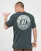 MAD HUEYS CHECKER HUEYS S/S TEE - PINE GREEN