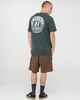 MAD HUEYS CHECKER HUEYS S/S TEE - PINE GREEN