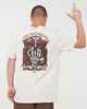 MAD HUEYS SHIELD FK OFF S/S TEE - SMOKE