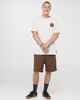 MAD HUEYS SHIELD FK OFF S/S TEE - SMOKE