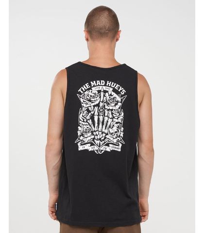 MAD HUEYS SHIELD FK OFF TANK - BLACK