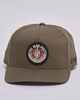 MAD HUEYS SHIELD FK OFF TWILL SNAPBACK CAP - OLIVE