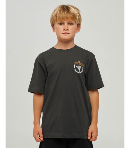 MAD HUEYS BOYS SHRED DEAD S/S TEE - VINTAGE BLACK