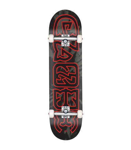 GLOBE COMPLETE - G0 HEYMAN - BLACK DYE / RED 8.0