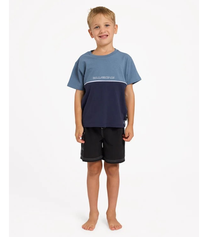 BILLABONG GROMS SPEC LEGACY S/S TEE - CLOUD BLUE