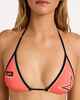 BILLABONG LADIES JOYRIDE RETRO BIKINI TOP - PARADISE SPICE