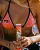 BILLABONG LADIES JOYRIDE RETRO BIKINI TOP - PARADISE SPICE