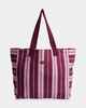ROXY SUNDAY STRIPE TOTE - BEET RED